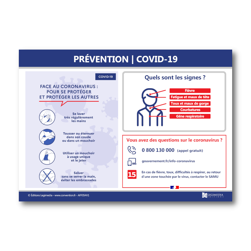 Affichage Prévention | COVID-19