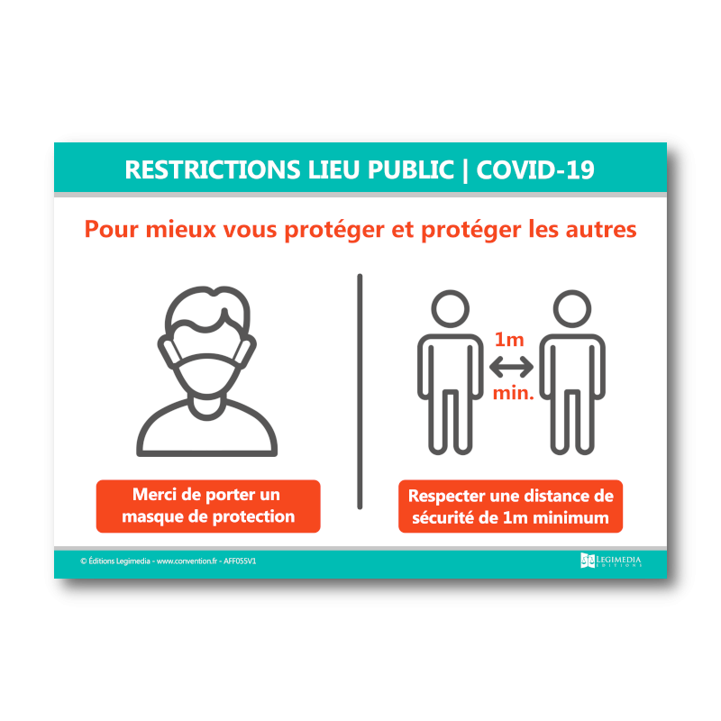 Affichage Restrictions Sanitaires | COVID-19