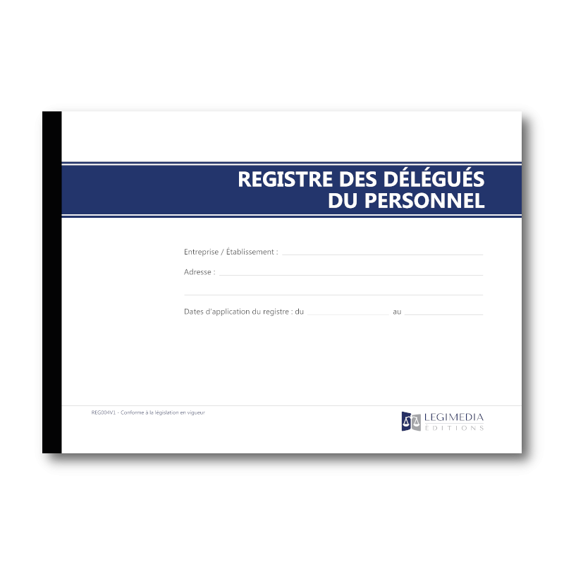 Registre des délégués du personnel