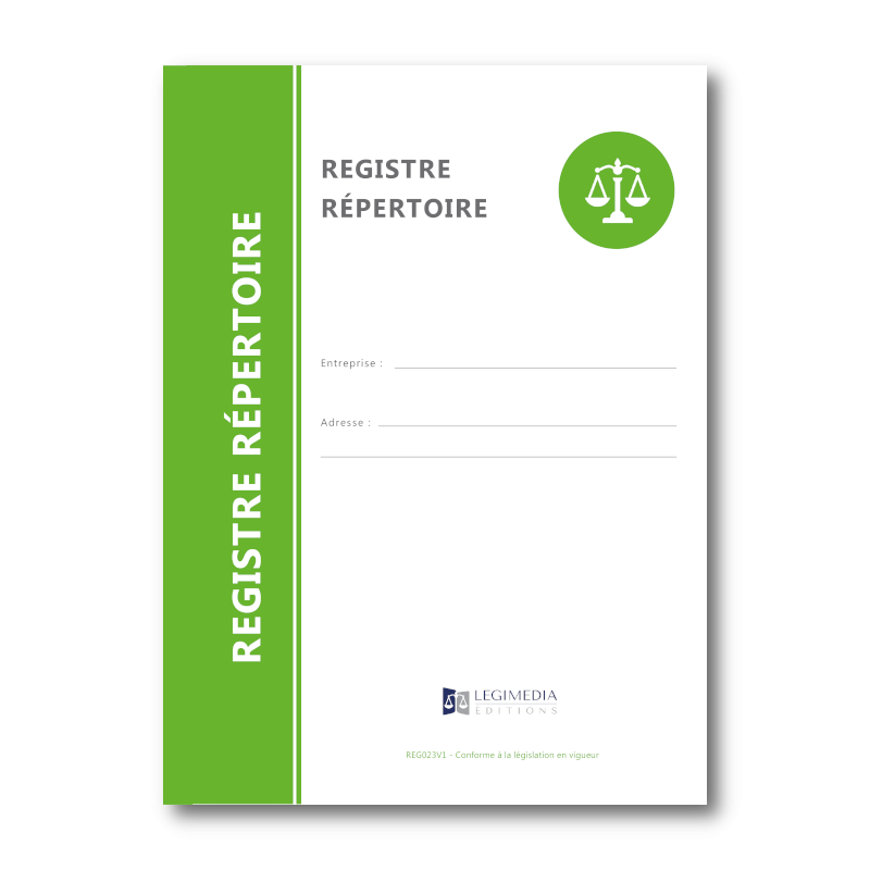 Registre répertoire 