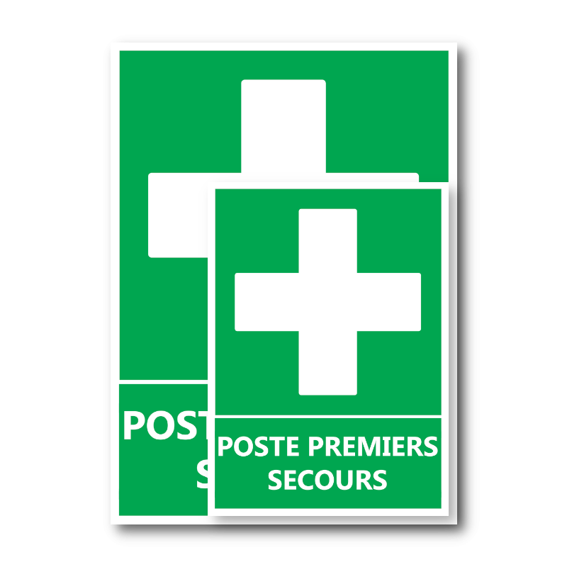 Signalétique "Poste de premiers secours"