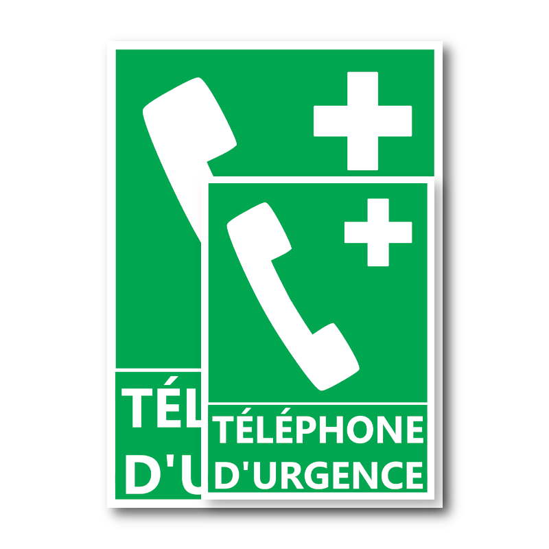 Signalétique "Téléphone d'urgence"