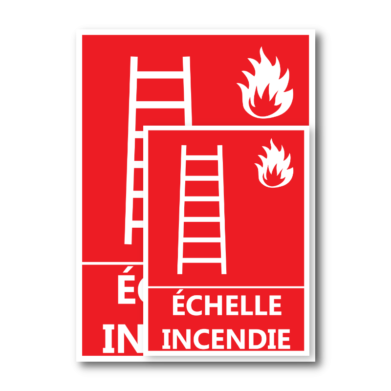 Signalétique "Échelle pour incendie"