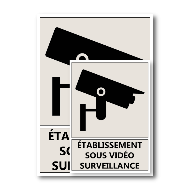 Signalétique de la "Vidéosurveillance"