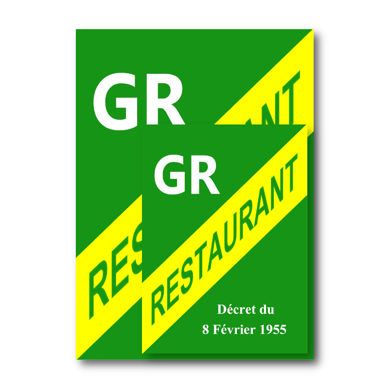 Panneau d'Affichage Grande Licence Restaurant