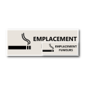 Signalétique "Emplacement fumeurs" - Format rectangle Signalétique "Emplacement fumeurs" - Format rectangle