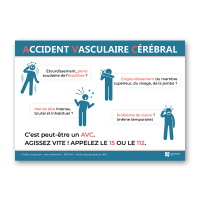 Affichage sur l'accident vasculaire cérébral (AVC) Affichage sur l'accident vasculaire cérébral (AVC)