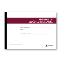 Registre de vidéo-surveillance Registre de vidéo-surveillance