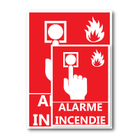 Signalétique "Alarme pour incendie"