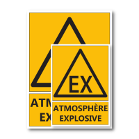 Signalétique "Danger atmosphère explosive"