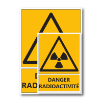 Signalétique "Danger radioactivité"