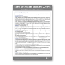 Illustration de Panneau d'affichage des textes de lutte contre les discriminations