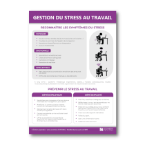 Illustration de Affichage sur le stress au travail
