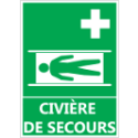 Signalétique "Civière de secours"