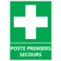 Signalétique "Poste de premiers secours"