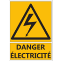 Signalétique "Danger électricité"