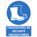 Signalétique "Chaussures de sécurité obligatoires"