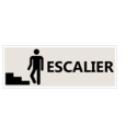 Signalétique "Emplacement des escaliers" - Format rectangle