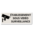 Signalétique "Vidéosurveillance" - Format rectangle