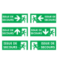 Signalétique "Issues de secours" - Format rectangle