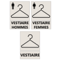 Signalétique d'Information "Vestiaire"