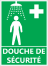 Signalétique "Douche de sécurité"