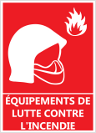 Signalétique "Équipements de lutte contre l'incendie"