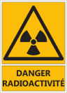 Signalétique "Danger radioactivité"