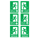 Signalétique "Issues de secours"