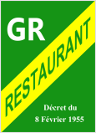 Panneau d'Affichage Grande Licence Restaurant