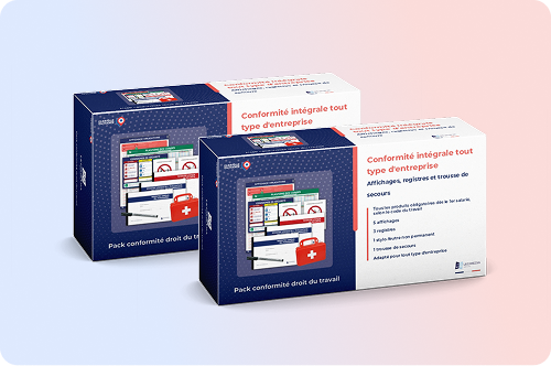 Pack Mise en Conformité intégrale toutes entreprises - 5 affichages et 3 registres obligatoires
