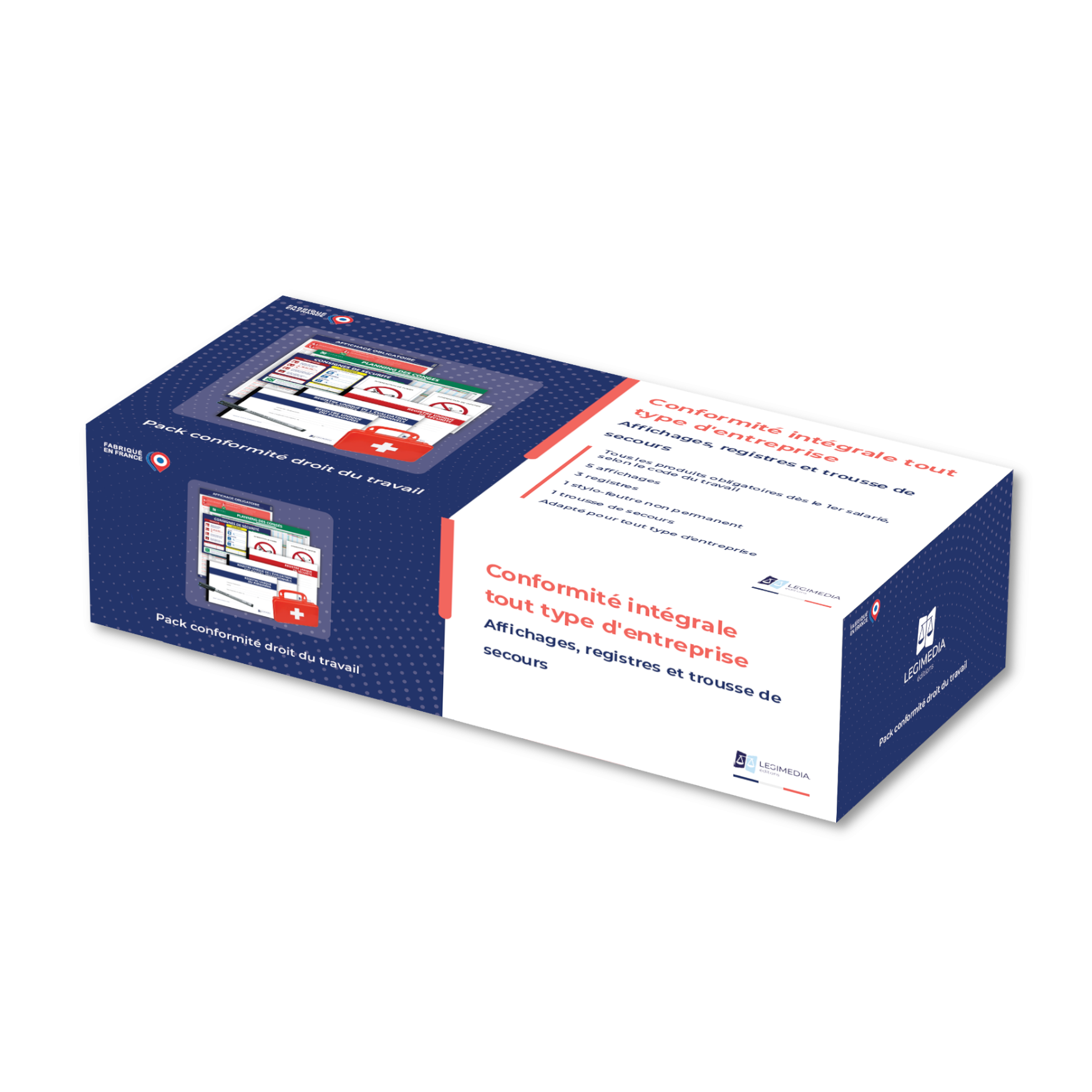 Pack Mise en Conformité intégrale toutes entreprises - 5 affichages et 3 registres obligatoires