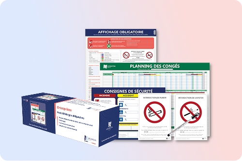 Pack Affichages obligatoires - 5 affichages obligatoires