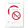 Affichage interdiction de fumer